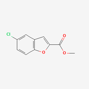 METHYL 5-CHLOROBENZOFURAN-2-CARBOXYLATE structure, CAS 4852-31-7