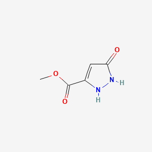 METHYL 5-HYDROXY-1H-PYRAZOLE-3-CARBOXYLATE structure, CAS 1018446-60-0