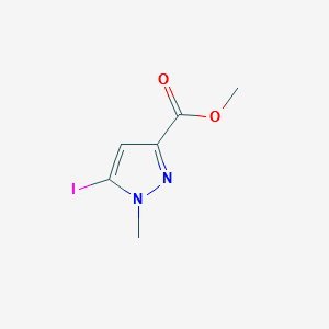 METHYL 5-IODO-1-METHYL-1H-PYRAZOLE-3-CARBOXYLATE structure, CAS 1193244-87-9
