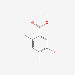 METHYL 5-IODO-2,4-DIMETHYLBENZOATE structure, CAS 1052647-27-4