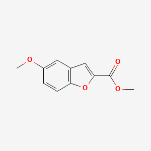 METHYL 5-METHOXYBENZOFURAN-2-CARBOXYLATE structure, CAS 1751-24-2