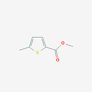 METHYL 5-METHYLTHIOPHENE-2-CARBOXYLATE structure, CAS 19432-69-0