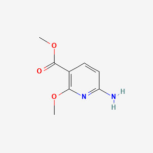METHYL 6-AMINO-2-METHOXYNICOTINATE structure, CAS 149539-81-1