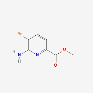 METHYL 6-AMINO-5-BROMOPICOLINATE structure, CAS 178876-82-9