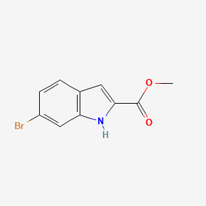 METHYL 6-BROMO-1H-INDOLE-2-CARBOXYLATE structure, CAS 372089-59-3