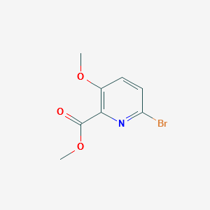 METHYL 6-BROMO-3-METHOXYPICOLINATE structure, CAS 945954-94-9