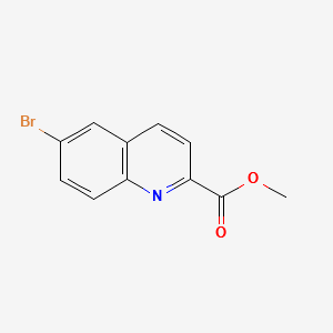 METHYL 6-BROMOQUINOLINE-2-CARBOXYLATE structure, CAS 623583-88-0