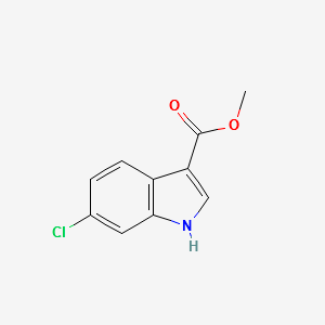 METHYL 6-CHLORO-1H-INDOLE-3-CARBOXYLATE structure, CAS 921194-97-0