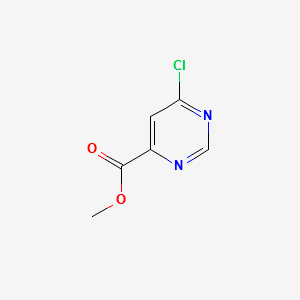 METHYL 6-CHLOROPYRIMIDINE-4-CARBOXYLATE structure, CAS 6627-22-1