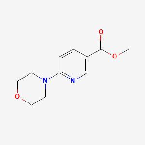 METHYL 6-MORPHOLINONICOTINATE structure, CAS 132546-81-7
