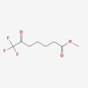 METHYL 7,7,7-TRIFLUORO-6-OXOHEPTANOATE structure, CAS 141023-00-9