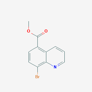 METHYL 8-BROMOQUINOLINE-5-CARBOXYLATE structure, CAS 253787-45-0