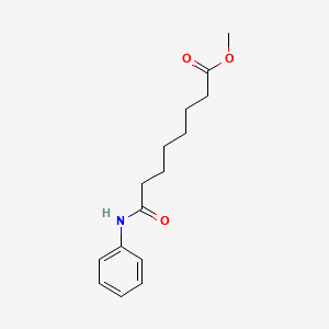METHYL 8-OXO-8-(PHENYLAMINO)OCTANOATE structure, CAS 162853-41-0