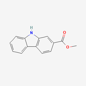 METHYL 9H-CARBAZOLE-2-CARBOXYLATE structure, CAS 26000-33-9
