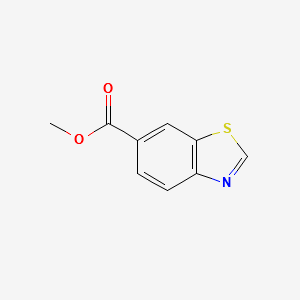 METHYL BENZO[D]THIAZOLE-6-CARBOXYLATE structure, CAS 73931-63-2