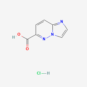 METHYL IMIDAZO[1,2-B]PYRIDAZINE-6-CARBOXYLATE structure, CAS 316352-05-3