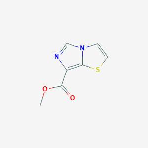 METHYL IMIDAZO[5,1-B]THIAZOLE-7-CARBOXYLATE structure, CAS 258839-21-3