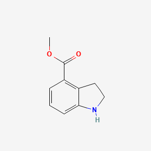 METHYL INDOLINE-4-CARBOXYLATE structure, CAS 155135-61-8