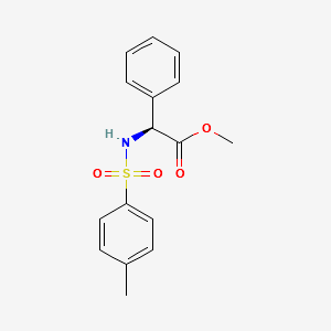 METHYL N-P-TOLUENESULFONYL-L-2-PHENYLGLYCINATE structure, CAS 111047-54-2