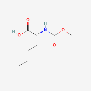 MOC-D-NORLEUCINE structure, CAS 1261072-86-9