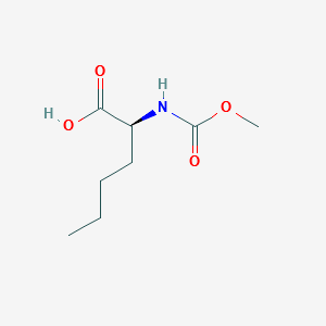 MOC-NORLEUCINE structure, CAS 911481-41-9