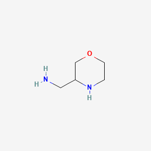 MORPHOLIN-3-YLMETHANAMINE structure, CAS 933735-50-3