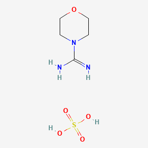 MORPHOLINE-4-CARBOXIMIDAMIDE SULFATE structure, CAS 88497-68-1