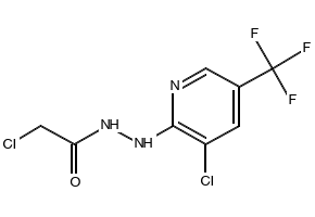 N'-(5-CHLORO-3-FLUOROPYRIDIN-2-YL)ACETOHYDRAZIDE structure, CAS 1150561-82-2