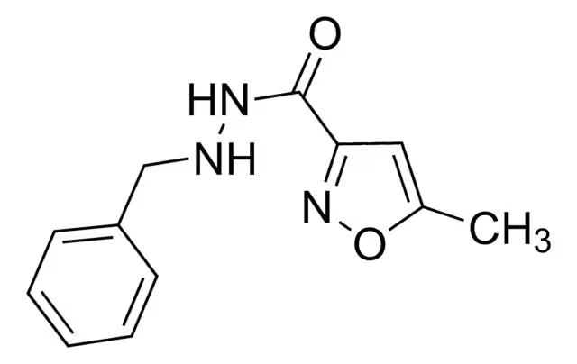 N'-BENZYL-5-METHYLISOXAZOLE-3-CARBOHYDRAZIDE structure, CAS 59-63-2