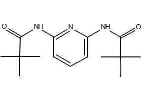 N,N'-(PYRIDINE-2,6-DIYL)BIS(2,2-DIMETHYLPROPANAMIDE) structure, CAS 101630-94-8