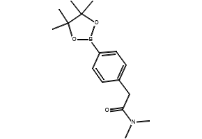 N,N-DIETHYL-2-(4-(4,4,5,5-TETRAMETHYL-1,3,2-DIOXABOROLAN-2-YL)PHENYL)ACETAMIDE structure, CAS 1256359-81-5