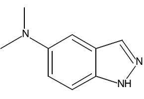 N,N-DIMETHYL-1H-INDAZOL-5-AMINE structure, CAS 945264-96-0