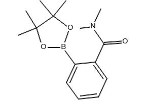 N,N-DIMETHYL-2-(4,4,5,5-TETRAMETHYL-1,3,2-DIOXABOROLAN-2-YL)BENZAMIDE structure, CAS 956229-73-5