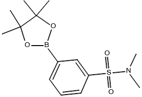 N,N-DIMETHYL-3-(4,4,5,5-TETRAMETHYL-1,3,2-DIOXABOROLAN-2-YL)BENZENESULFONAMIDE structure, CAS 486422-05-3