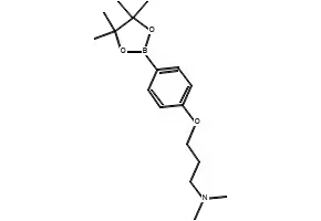 N,N-DIMETHYL-3-(4-(4,4,5,5-TETRAMETHYL-1,3,2-DIOXABOROLAN-2-YL)PHENOXY)PROPAN-1-AMINE structure, CAS 627899-90-5