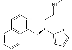 N,N-DIMETHYL-3-(NAPHTHALEN-1-YLOXY)-3-(THIOPHEN-3-YL)PROPAN-1-AMINE OXALATE structure, CAS 116817-26-6