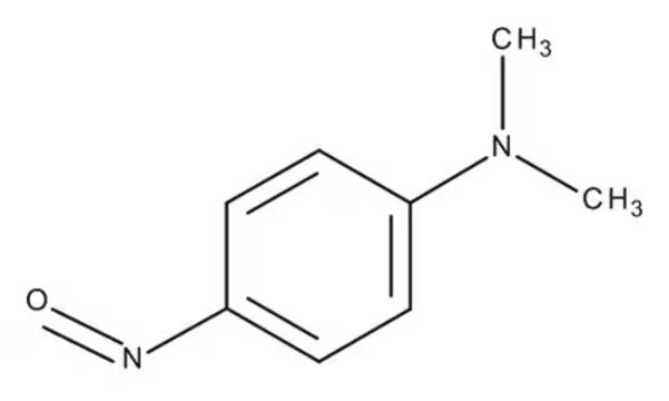N,N-DIMETHYL-4-NITROSOANILINE structure, CAS 138-89-6