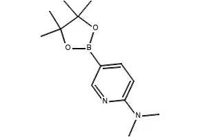 N,N-DIMETHYL-5-(4,4,5,5-TETRAMETHYL-1,3,2-DIOXABOROLAN-2-YL)PYRIDIN-2-AMINE structure, CAS 1036991-24-8