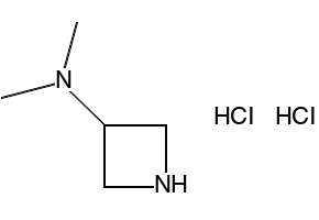 N,N-DIMETHYLAZETIDIN-3-AMINE DIHYDROCHLORIDE structure, CAS 124668-49-1