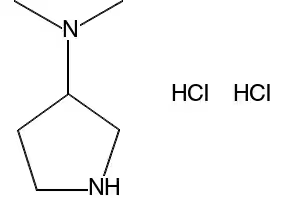 N,N-DIMETHYLPYRROLIDIN-3-AMINE DIHYDROCHLORIDE structure, CAS 50534-42-4