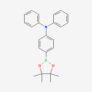 N,N-DIPHENYL-4-(4,4,5,5-TETRAMETHYL-1,3,2-DIOXABOROLAN-2-YL)ANILINE structure, CAS 267221-88-5