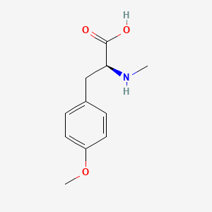N,O-DIMETHYLTYROSINE structure, CAS 52939-33-0