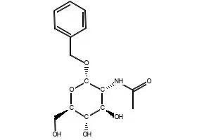 N-((2S,3R,4R,5S,6R)-2-(BENZYLOXY)-4,5-DIHYDROXY-6-(HYDROXYMETHYL)TETRAHYDRO-2H-PYRAN-3-YL)ACETAMIDE structure, CAS 13343-62-9