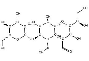 N-((3R,4R,5S,6R)-5-(((2S,3R,4R,5R,6R)-3,4-DIHYDROXY-6-(HYDROXYMETHYL)-5-(((2S,3R,4S,5R,6R)-3,4,5-TRIHYDROXY-6-(HYDROXYMETHYL)TETRAHYDRO-2H-PYRAN-2-YL)OXY)TETRAHYDRO-2H-PYRAN-2-YL)OXY)-2,4-DIHYDROXY-6-(HYDROXYMETHYL)TETRAHYDRO-2H-PYRAN-3-YL)ACETAMIDE structure, CAS 115114-32-4