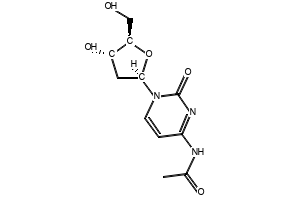 N-(1-((2R,4S,5R)-4-HYDROXY-5-(HYDROXYMETHYL)TETRAHYDROFURAN-2-YL)-2-OXO-1,2-DIHYDROPYRIMIDIN-4-YL)ACETAMIDE structure, CAS 32909-05-0