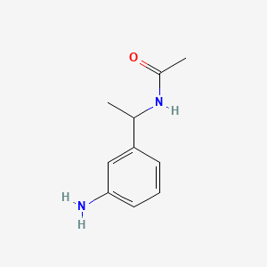 N-(1-(3-AMINOPHENYL)ETHYL)ACETAMIDE structure, CAS 103394-66-7