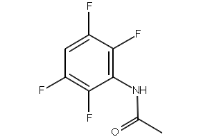 N-(2,3,5,6-TETRAFLUOROPHENYL)ACETAMIDE structure, CAS 1766-14-9
