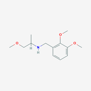 N-(2,3-DIMETHOXYBENZYL)-1-METHOXYPROPAN-2-AMINE structure, CAS 356090-87-4