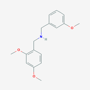 N-(2,4-DIMETHOXYBENZYL)-1-(3-METHOXYPHENYL)METHANAMINE structure, CAS 355816-85-2