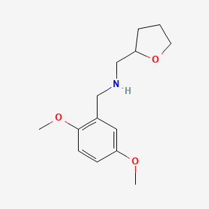 N-(2,5-DIMETHOXYBENZYL)-1-(TETRAHYDROFURAN-2-YL)METHANAMINE structure, CAS 626205-87-6
